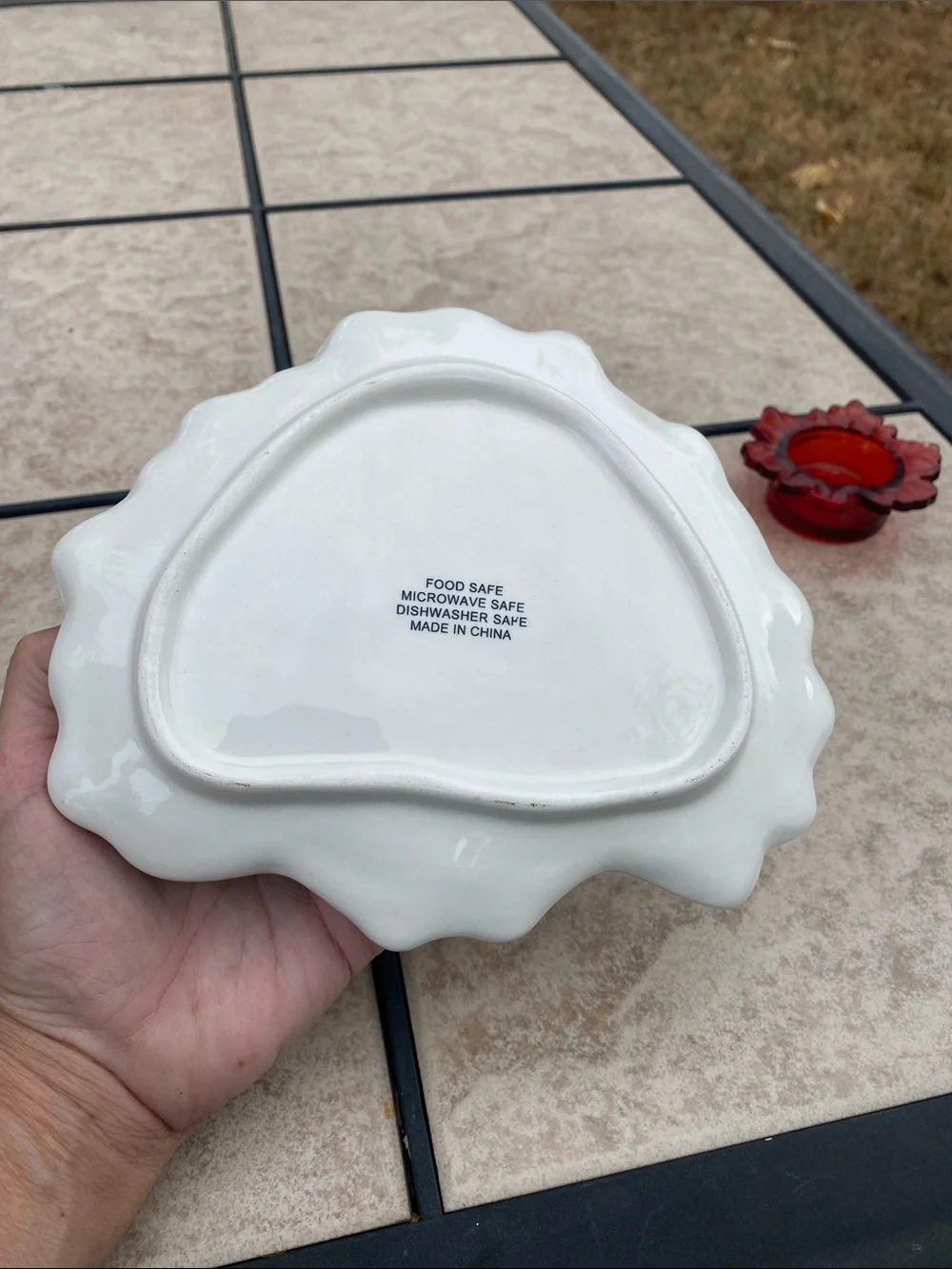 Thanksgiving Turkey Plate and Autumn Glass Tealight Holders